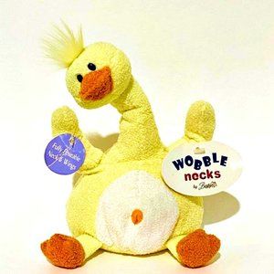Vintage Wobble Necks Duck Chick Plush Poseable
